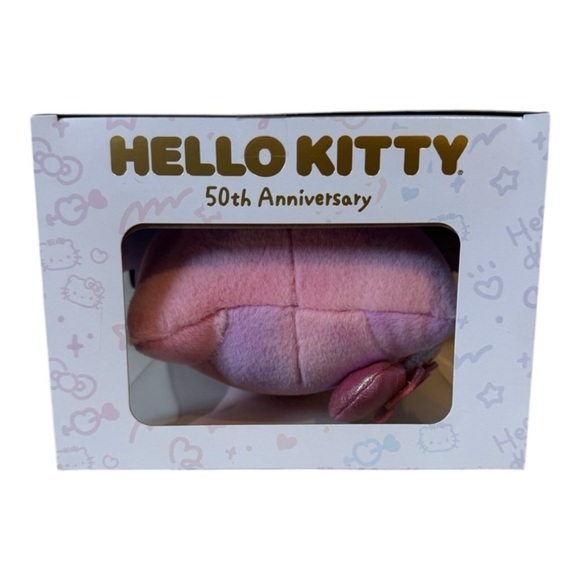 Hello Kitty Pink 50th Anniversary 8" Plush Collectible Doll - Picture 8 of 10